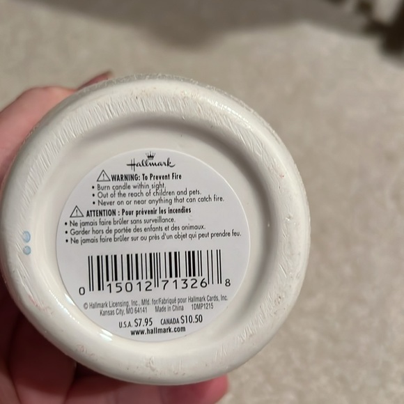 Bundle Hallmark Snowman Tealight burner & Red Glitter shelf standing sign EC - Picture 6 of 9